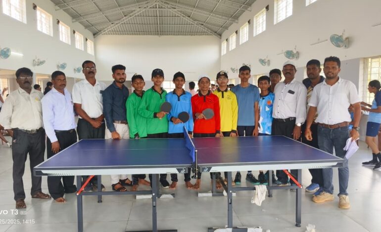 Anjuman Boys’ High School Wins District Table Tennis Title, Advances to State Tournament