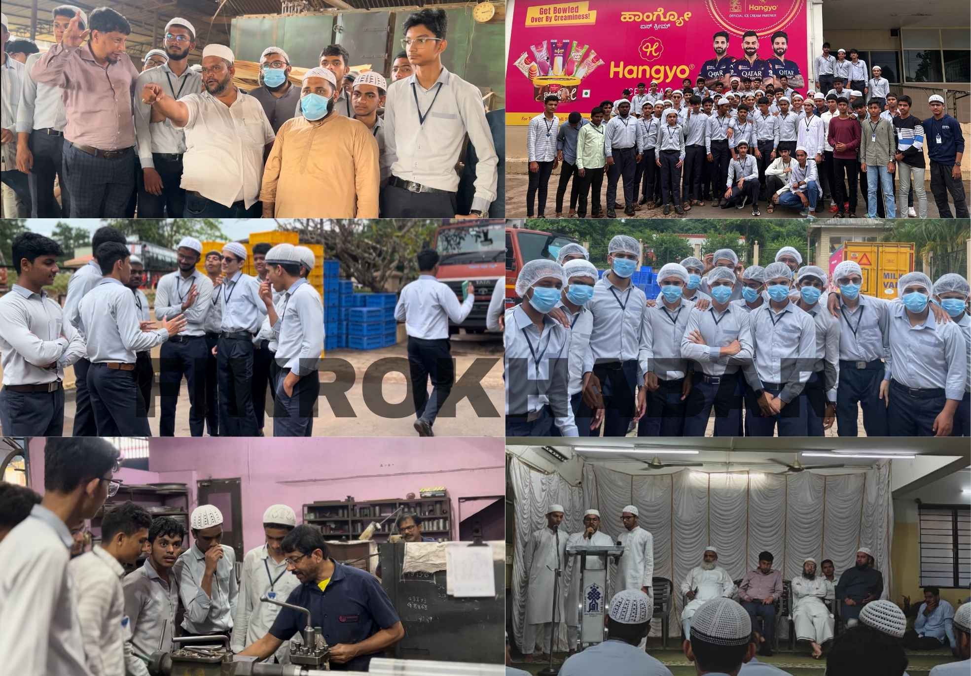 Ali Public PU College Students Undertake Industrial Visit to Udupi and Mangaluru