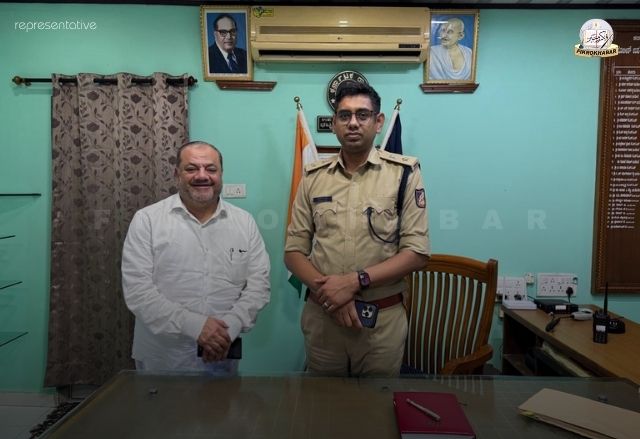 Anjuman President Meets Uttara Kannada SP to Address Road Safety and Illegal Activities in Bhatkal
