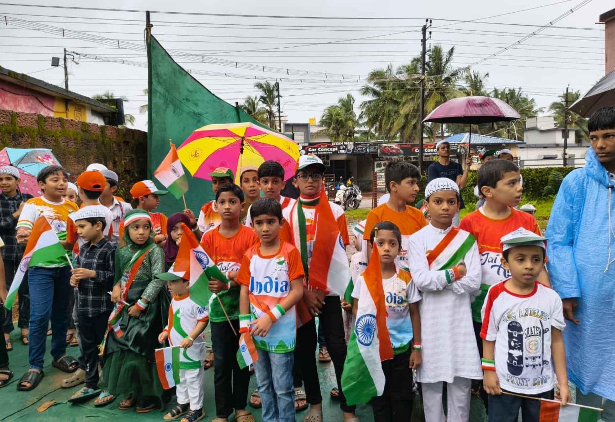Coastal Karnataka Defies Downpour to Mark 79th Independence Day with Pride