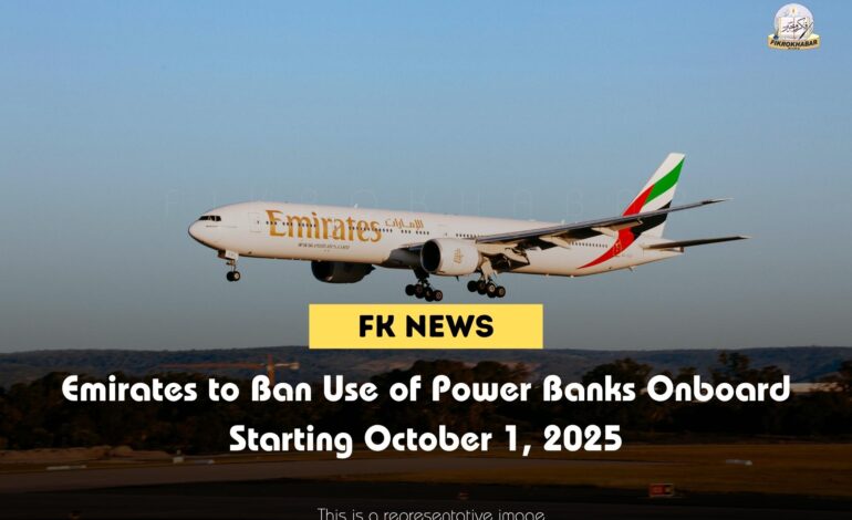 Emirates to Ban Use of Power Banks Onboard Starting October 1, 2025