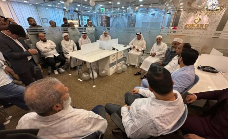 Dubai: New Office of Jukaku Group of Companies Inaugurated by Bhatkal’s Salahuddin Sarfaraz Jukaku