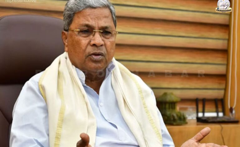 Modi Visited Manipur Only After Opposition Pressure, Says CM Siddaramaiah