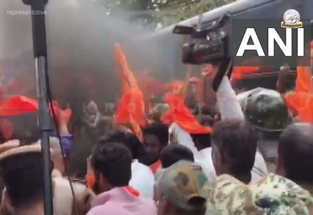 Tension in Karnataka’s Mandya: Police Lathi-Charge Protesters, Section 144 Imposed