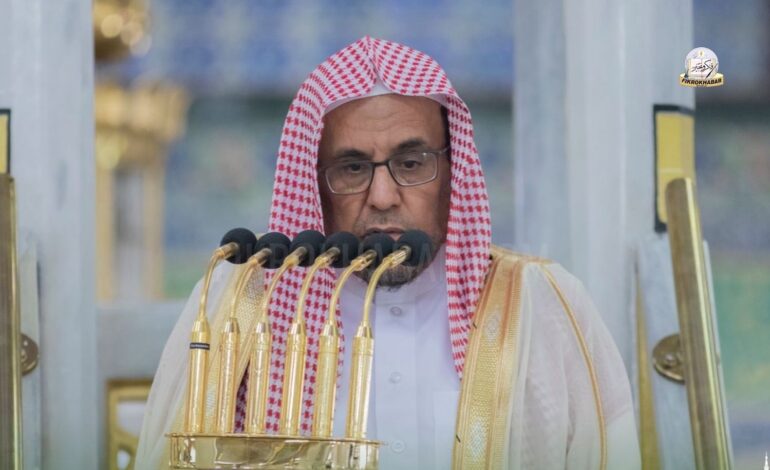 Friday, 12 September 2025 | 20 Rabi al-Awwal 1447 AH | Sheikh Dr. Hussein Al Al-Sheikh to Deliver Friday Sermon at Masjid an-Nabawi