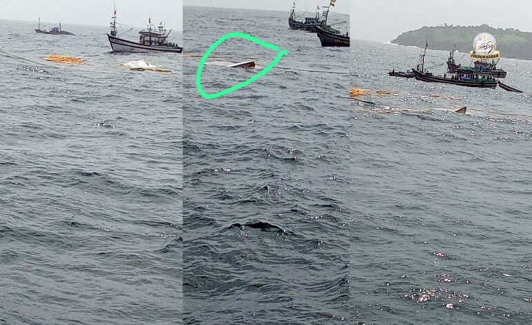 Boat Capsizes Near Netrani Island; All 30 Fishermen Rescued Safely