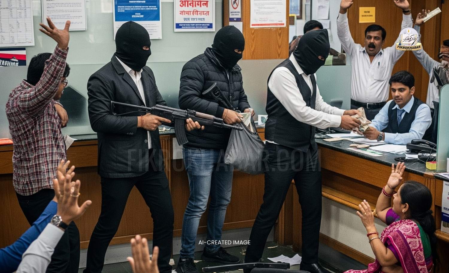 Daring Heist in Vijayapura: Armed Men Rob SBI of Over ₹21 Crore in Gold and Cash