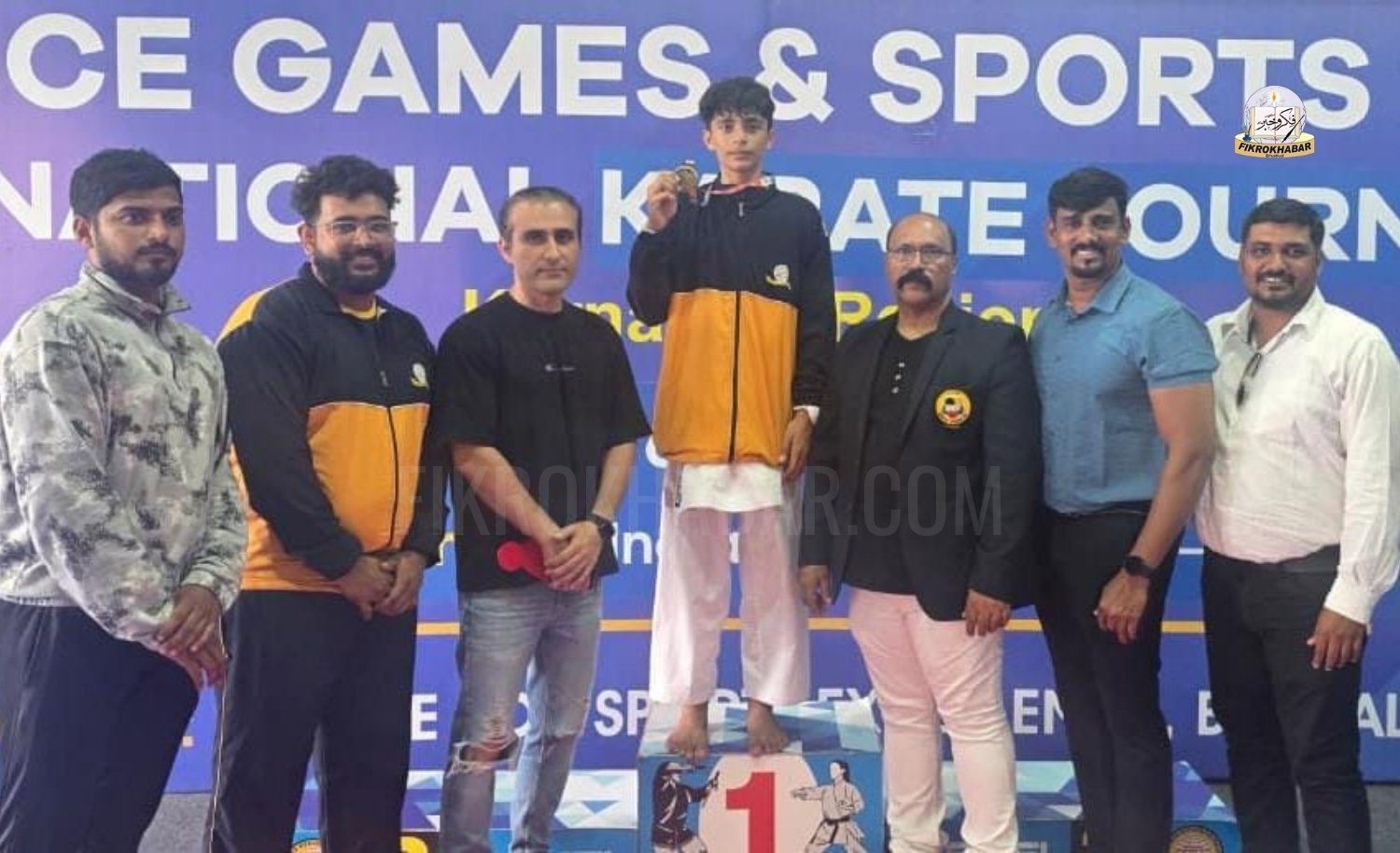 New Shams School Student Falah M.J Crowned National Karate Champion