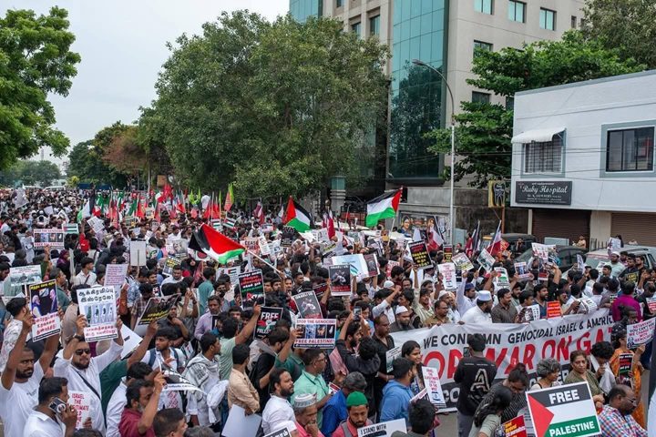 Thousands Rally in Chennai to Stand in Solidarity with Palestine