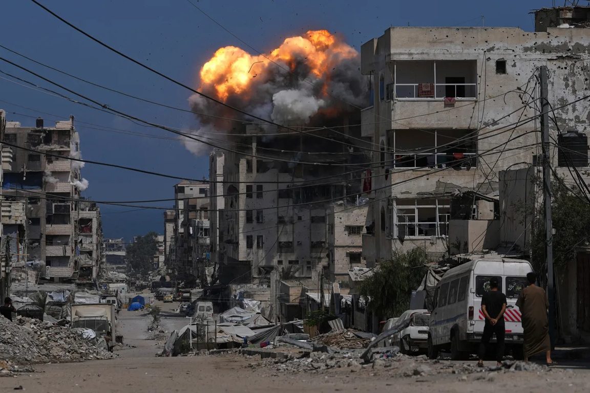 “Gaza is Burning and the World is Watching,”