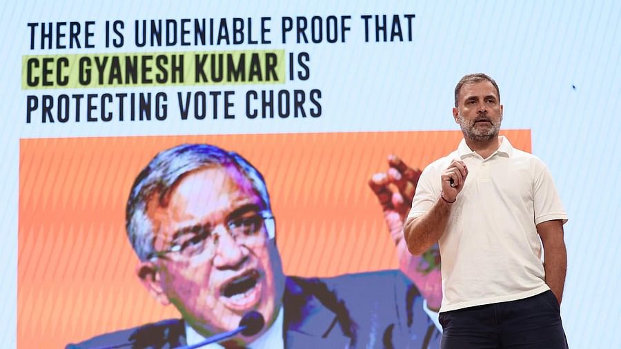 EC Accused of Blocking Probe into Vote Deletion Scam; Rahul Gandhi Says Poll Body is Protecting ‘Vote Thieves’