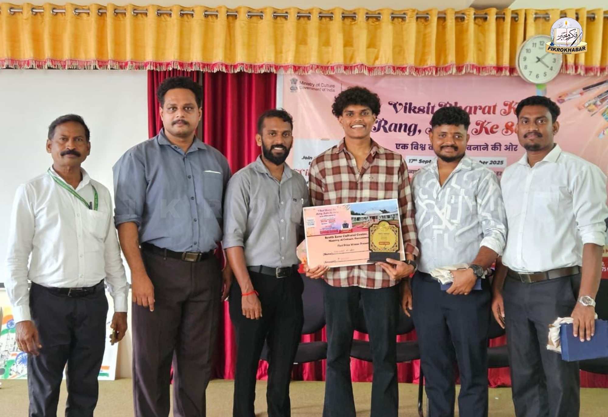 Bhatkal Artist Darshan Naik to Represent Karnataka at National-Level Painting Contest