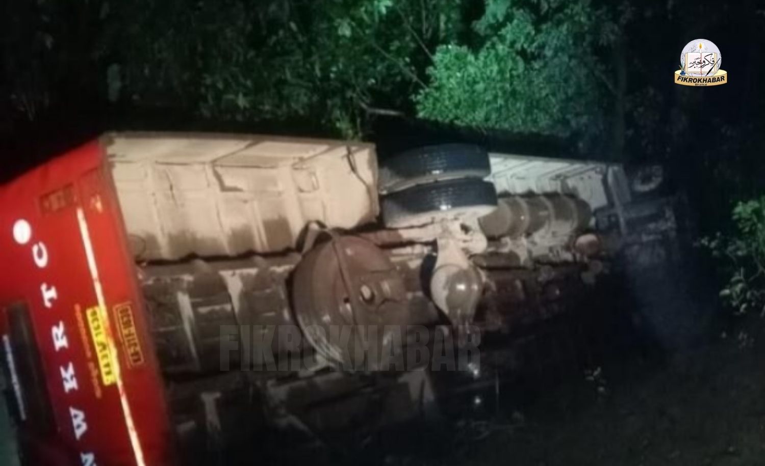 49 Injured as NWKRTC Bus Falls into Ditch at Vaddi Ghat Near Ankola