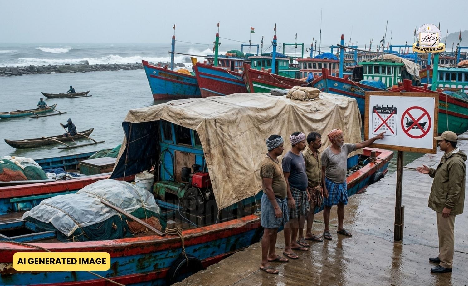 61 Day Ban on Mechanised Fishing Along Karnataka Coast Begins June 1