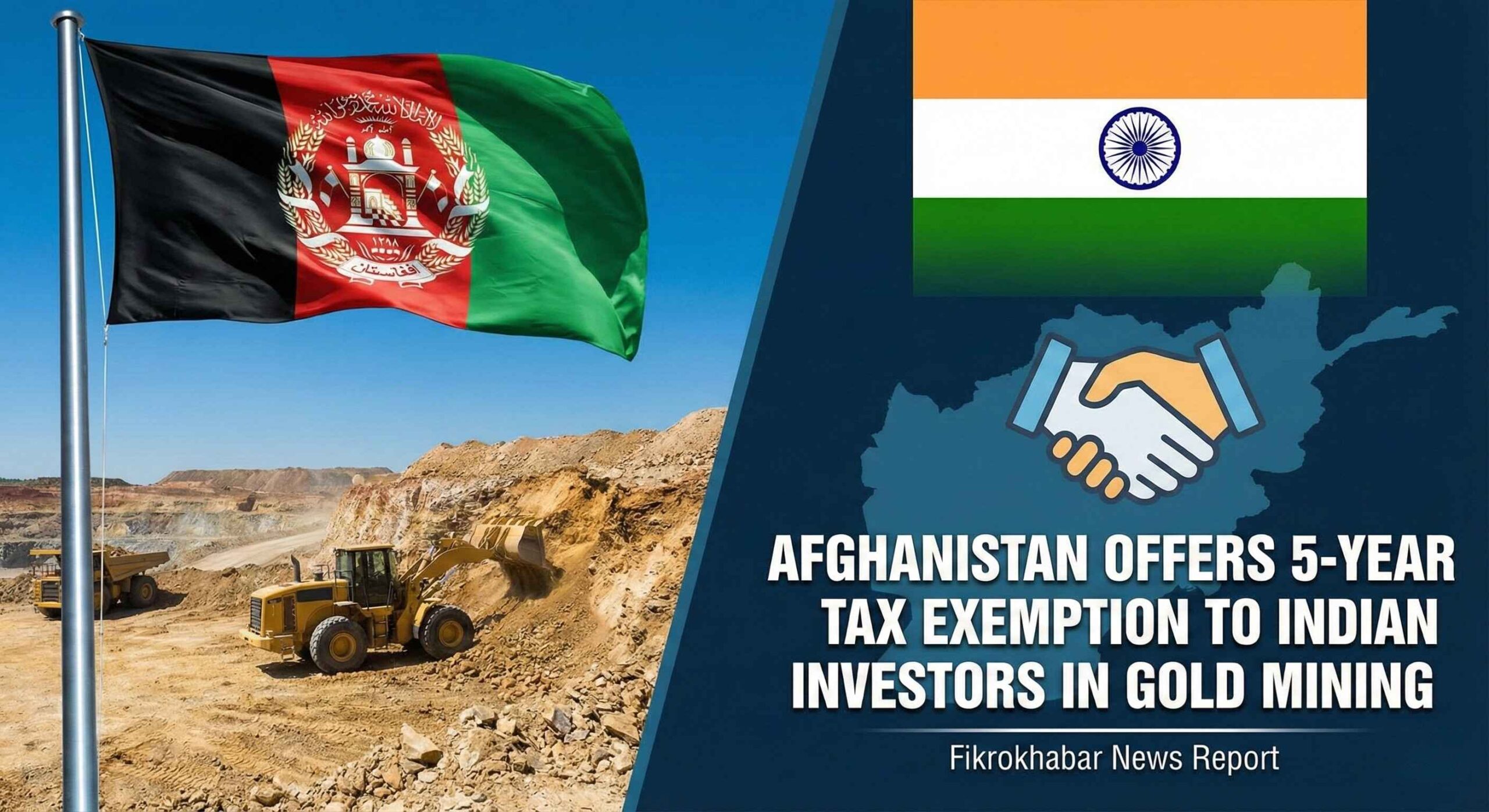 Afghanistan Invites Indian Investors with 5-Year Tax Exemption for Gold Mining