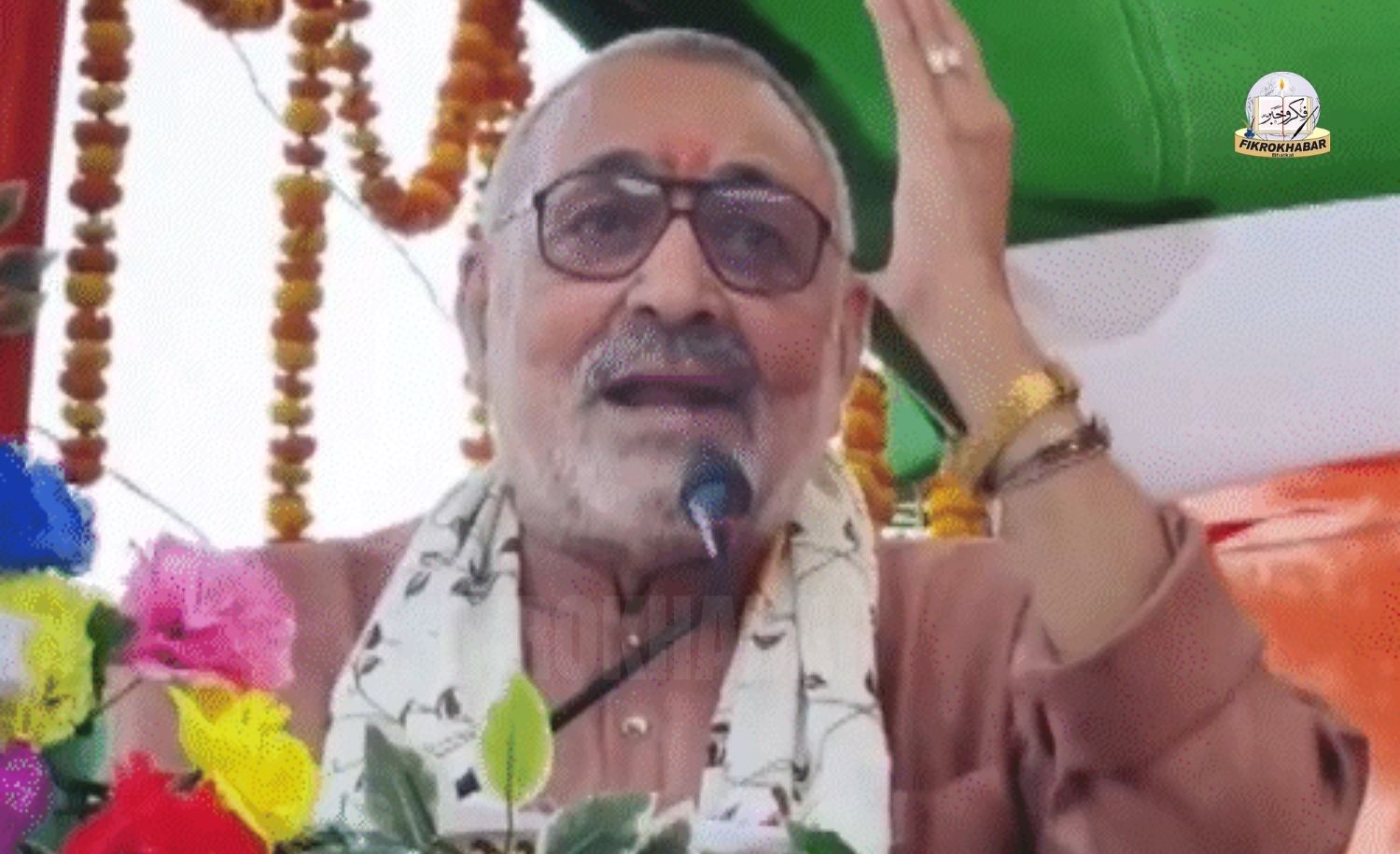 BJP Leader Giriraj Singh Sparks Controversy with Communal Remark: “We Don’t Want Votes from Traitors”
