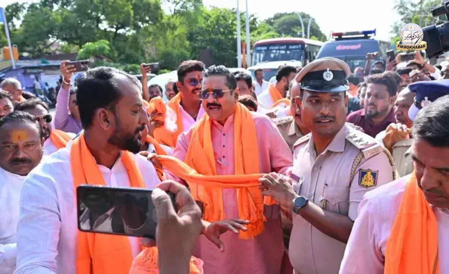 BJP MLA Basanagouda Patil Yatnal Detained During Protest Over Hijab Policy in Vijayapura