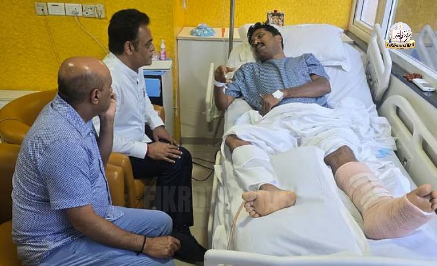 BJP leader injured after falling into open drain in Bengaluru, files complaint against minister and officials