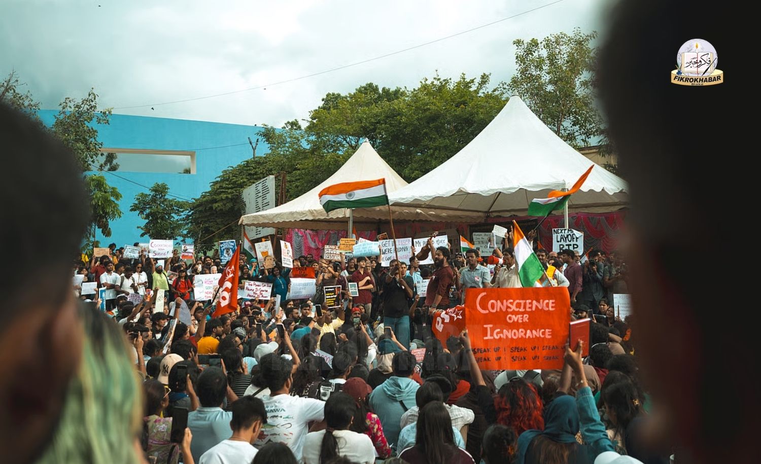 Bengaluru Students Rally in Support of Delhi Protesters Over NEET Controversy