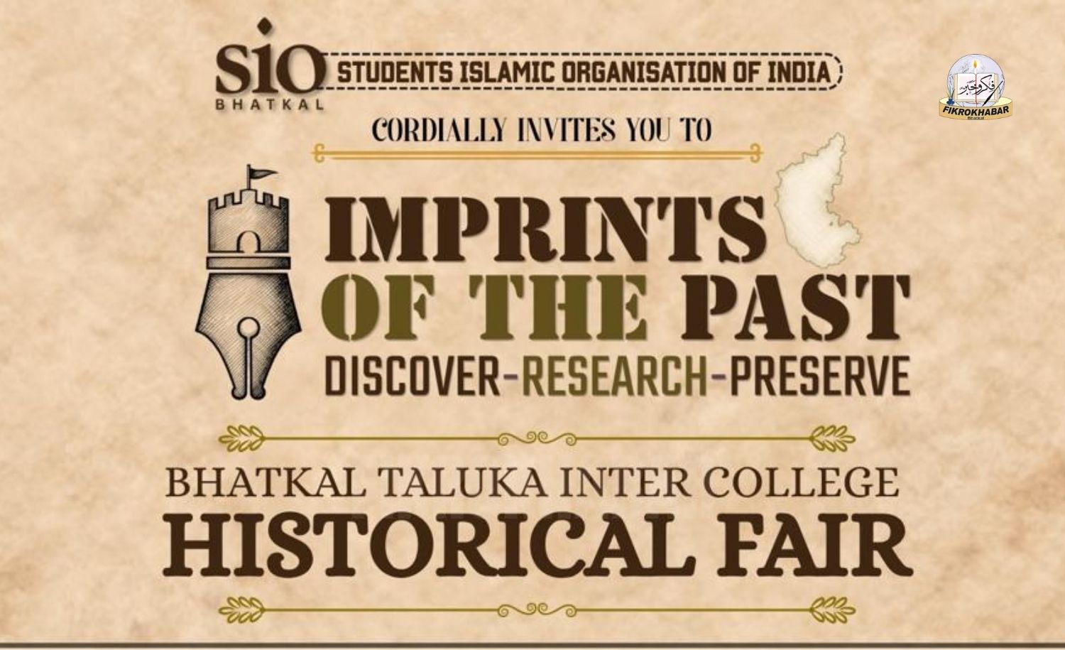 Bhatkal Taluka Inter College Historical Fair to Be Held on September 3