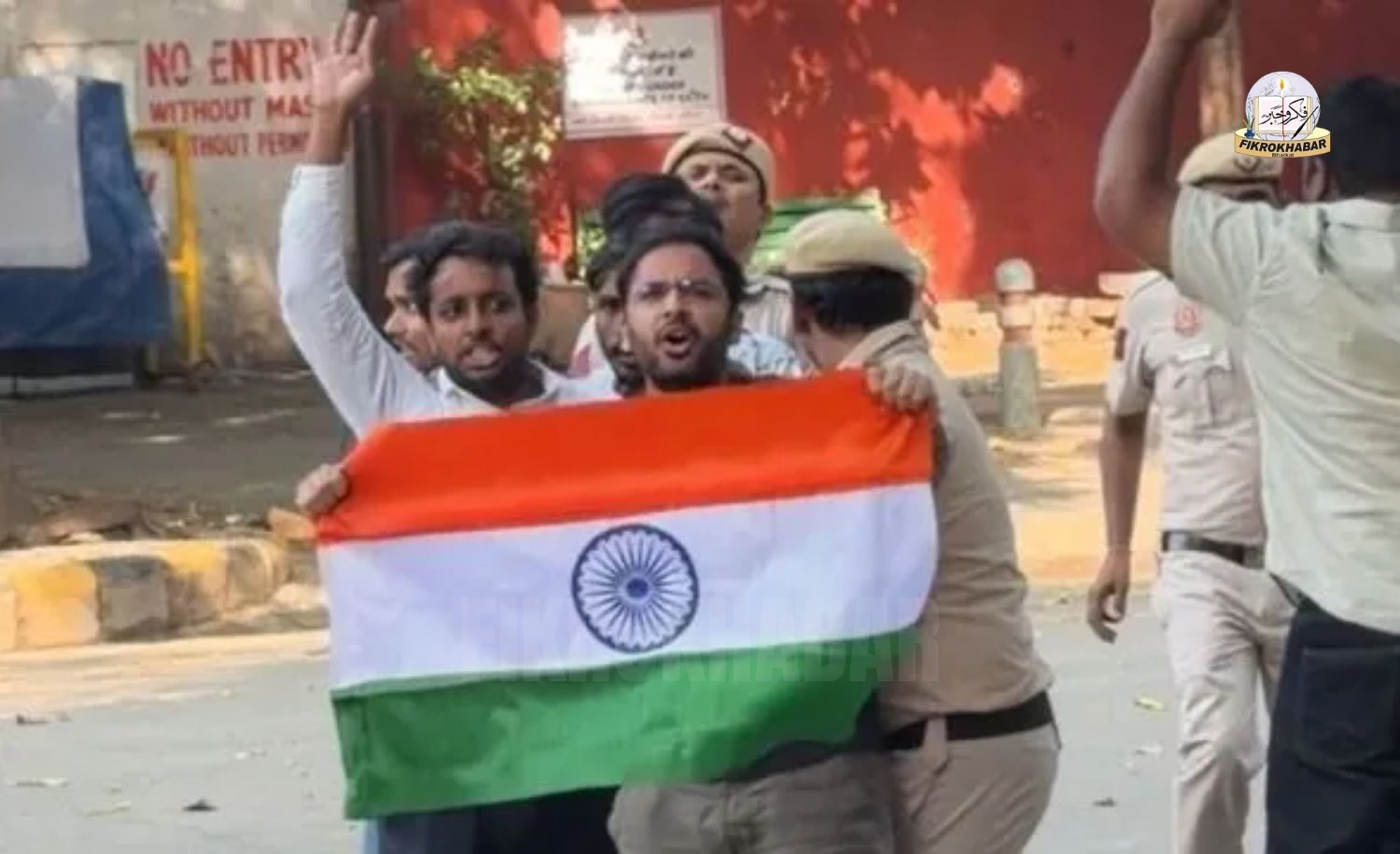 CJP Leaders Ashutosh Ranka, Saurav Das and Ajinkya Shinde Detained at Jantar Mantar