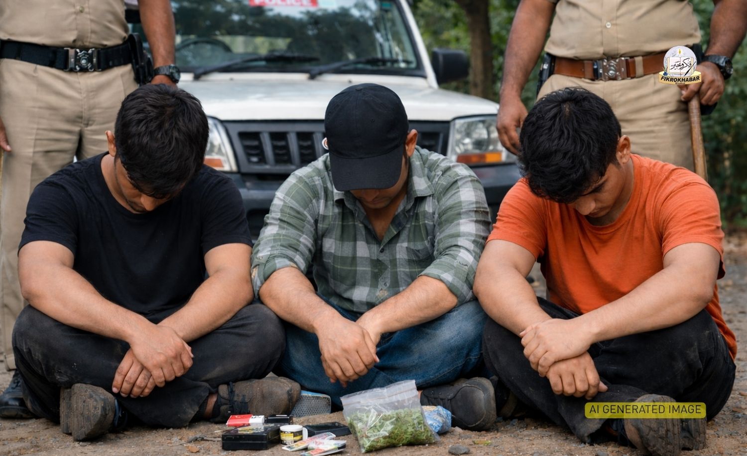 Three Detained for Alleged Ganja Consumption in Public Areas of Bhatkal