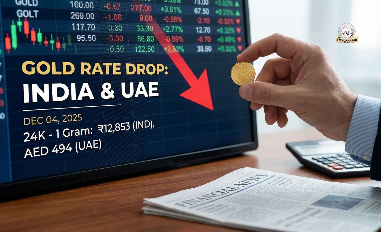 Gold Prices Drop Across India and UAE on December 4, 2025
