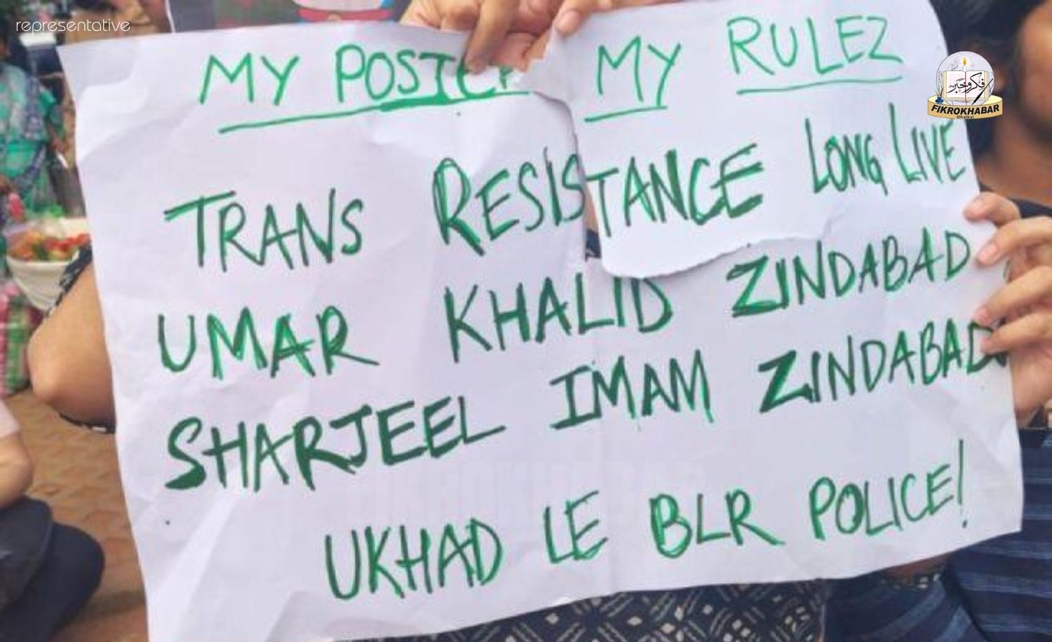 FIR Registered Against Woman Over Posters Supporting Umar Khalid and Sharjeel Imam at Bengaluru Protest