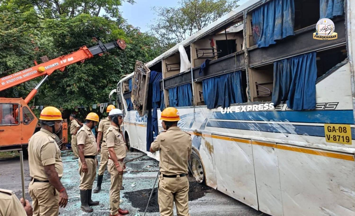 One Killed, Over 20 Injured as Private Sleeper Bus Overturns Near Ankola
