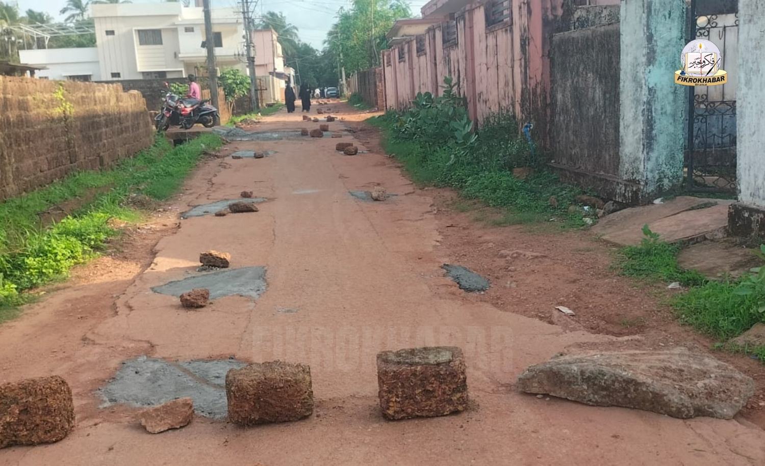 Haneef Abad Residents Take Road Repair Into Their Own Hands After Years of Neglect