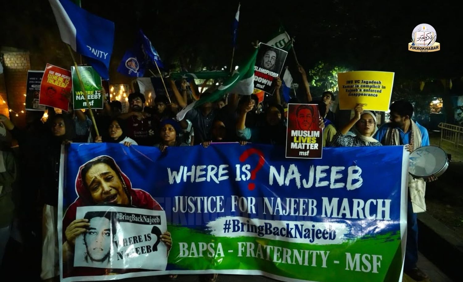 JNU Students March for Justice for Najeeb Ahmad Ahead of 10th Anniversary of Disappearance