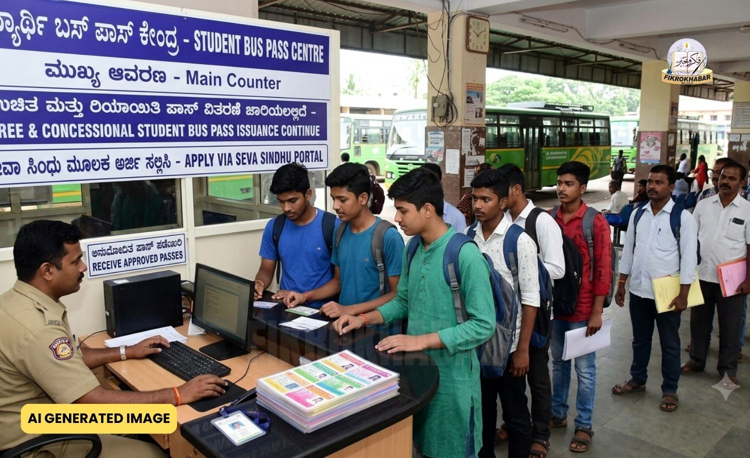 NWKRTC Clarifies Student Bus Pass Issue, Distribution Continues Without Interruption