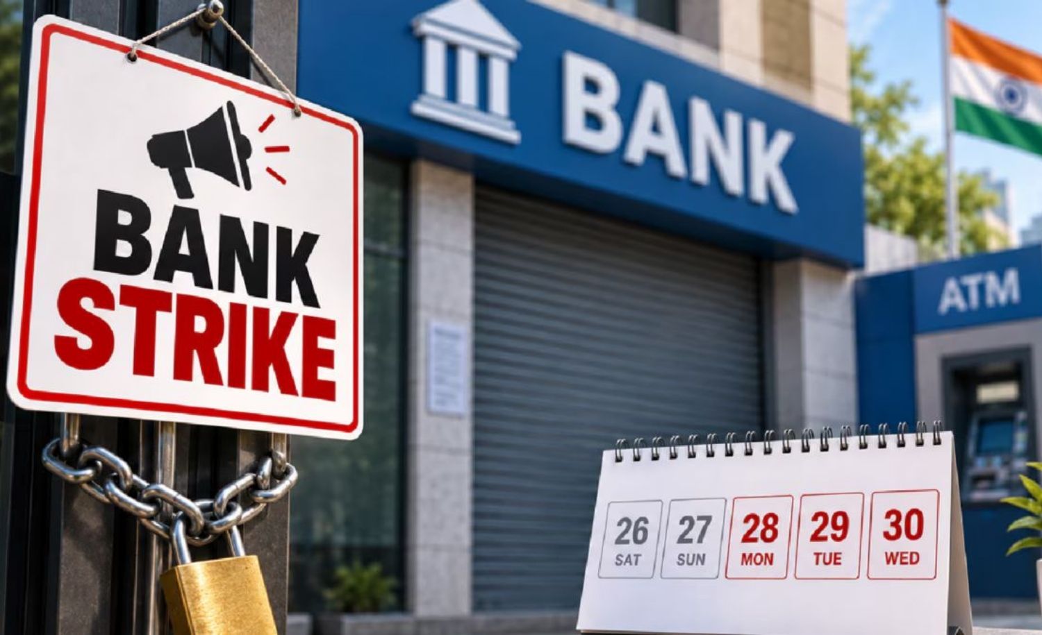 Nationwide Bank Strike From September 28 to 30, Banks to Open on Sunday