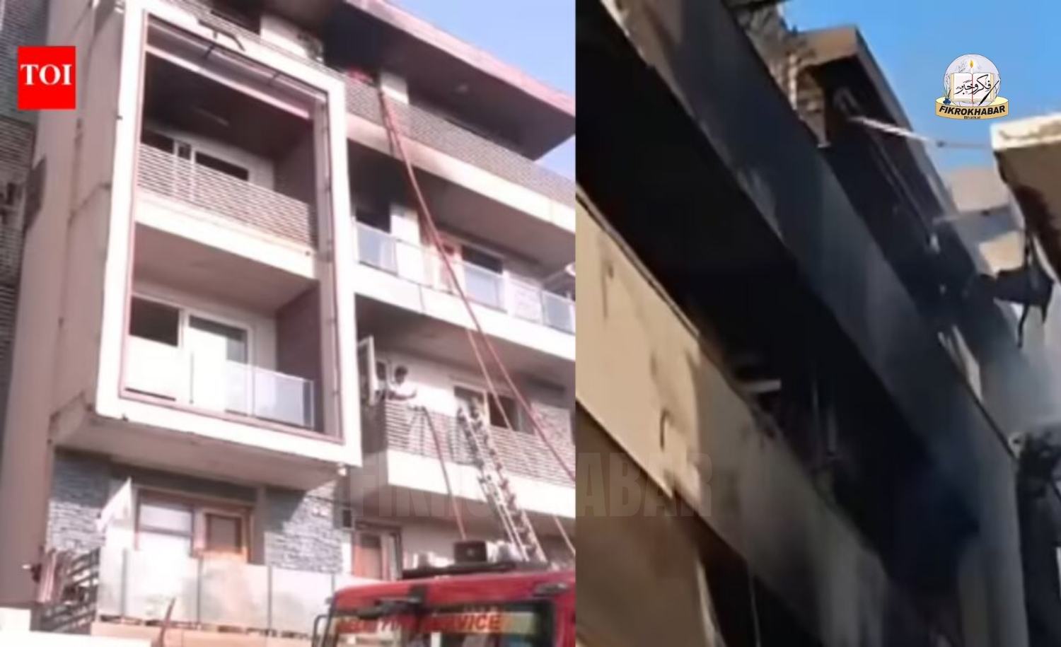 Nine Killed in Massive Fire at Residential Building in East Delhi