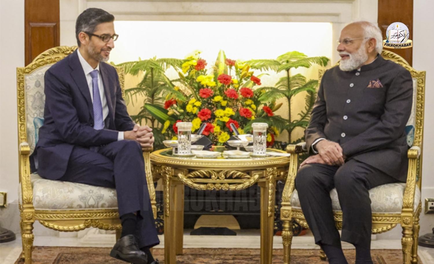 PM Modi Meets Google CEO Sundar Pichai, Explores AI Partnerships