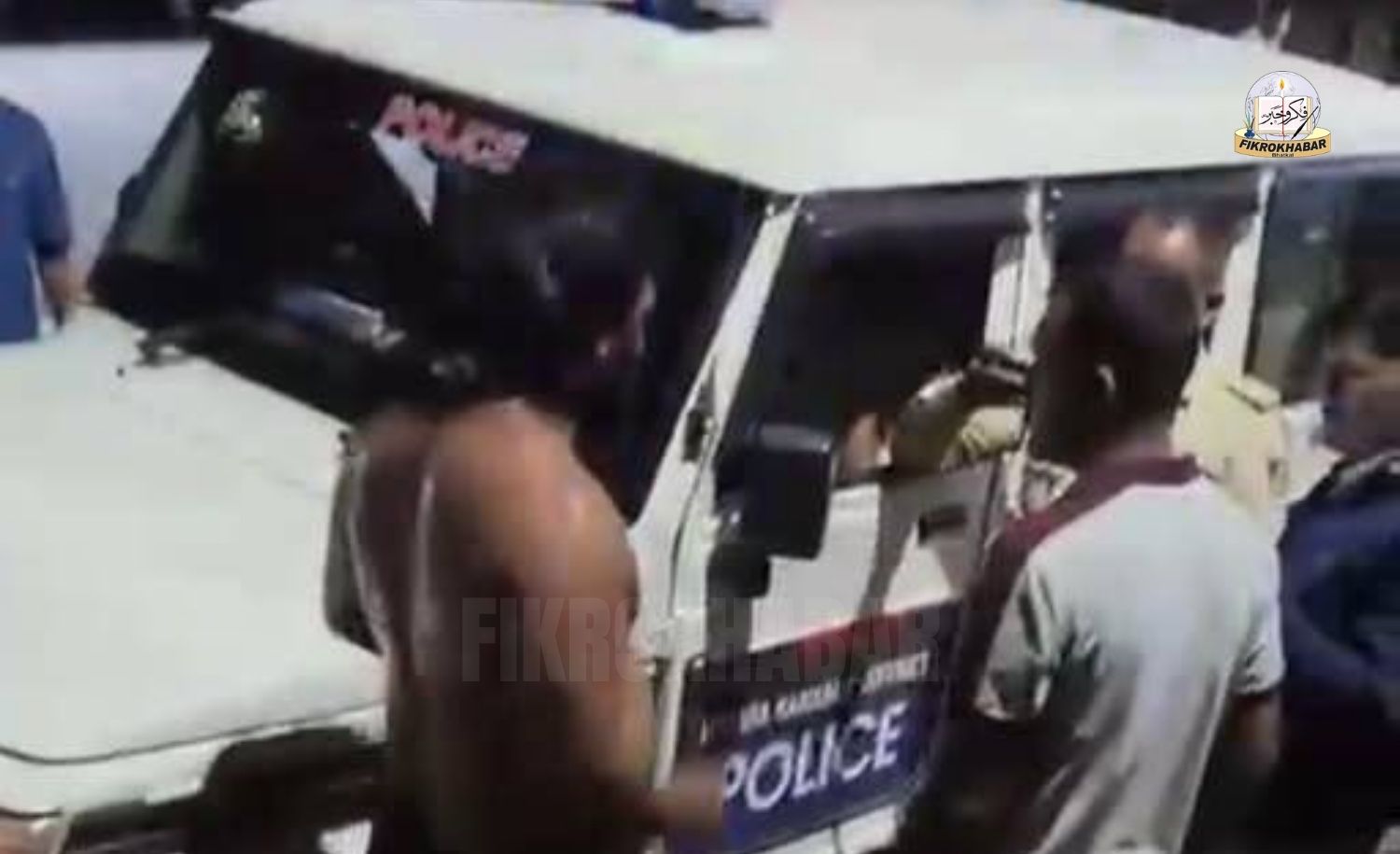 PSI Suspended and Eight Police Personnel Transferred After Rowdy’s Street Rampage in Haliyal