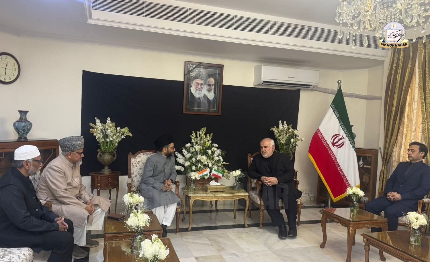 Syed Sadatullah Hussaini Meets Iran Ambassador, Expresses Solidarity Amid Regional Tensions