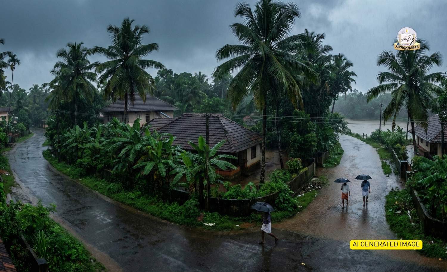 Widespread Rains Lash Kerala; Yellow Alert Issued for Seven Districts