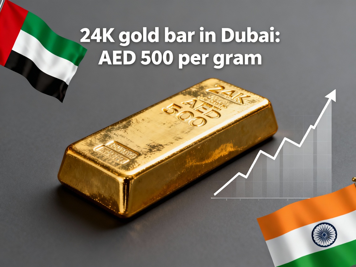24K Gold in Dubai Touches AED 500 Mark After Significant Price Surge