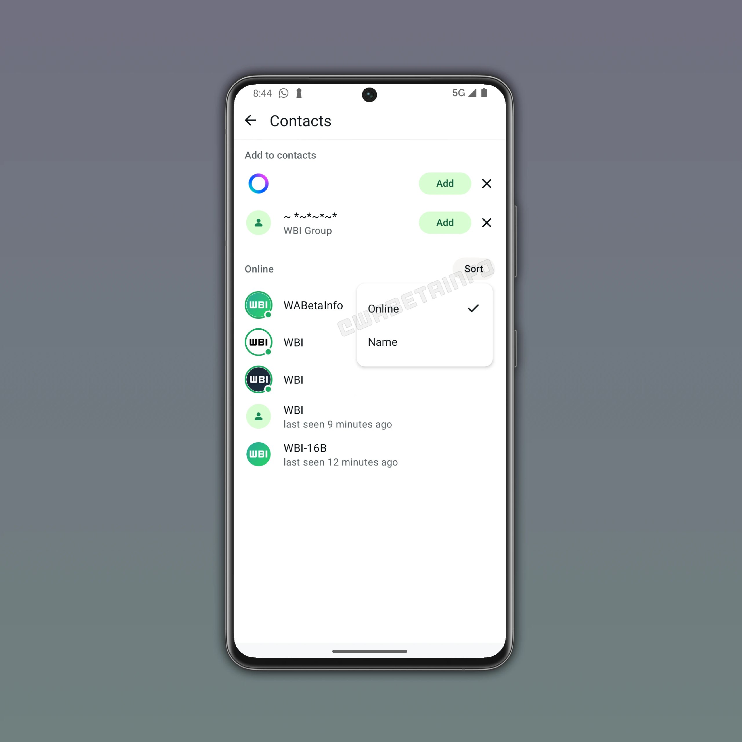 WhatsApp Beta for Android 2.26.13.3 Introduces Online Contacts List